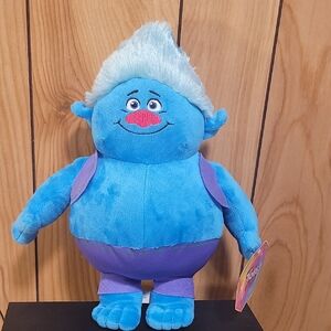 DreamWorks Trolls Blue Plush Character Toy - Soft Stuffed Figure